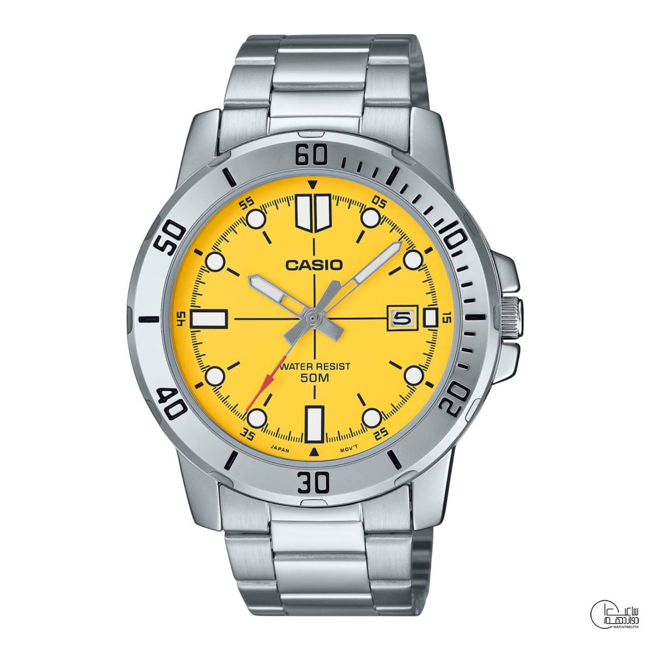ساعت مچی مردانه اورجینال کاسیو مدل MTP-VD01D-9EV