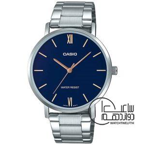 ساعت مچی مردانه اورجینال کاسیو مدل MTP-VT01D-2B