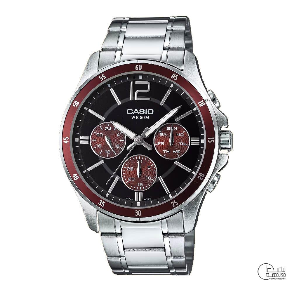 ساعت مچی مردانه اورجینال کاسیو مدل MTP 1374D-5A