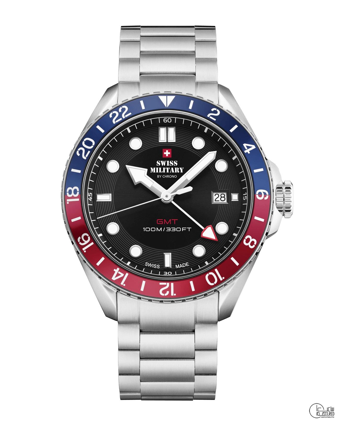 ساعت مچی مردانه اورجینال سوئیس میلیتاری مدل SM34095.01