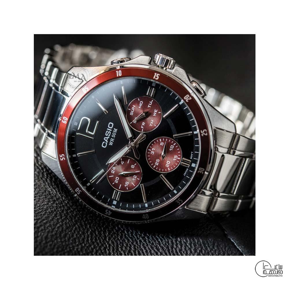 ساعت مچی مردانه اورجینال کاسیو مدل MTP 1374D-5A - Image 2