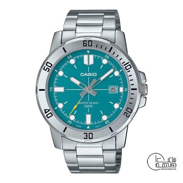 ساعت مچی مردانه اورجینال کاسیو مدل MTP-VD01D-3E2VUDF
