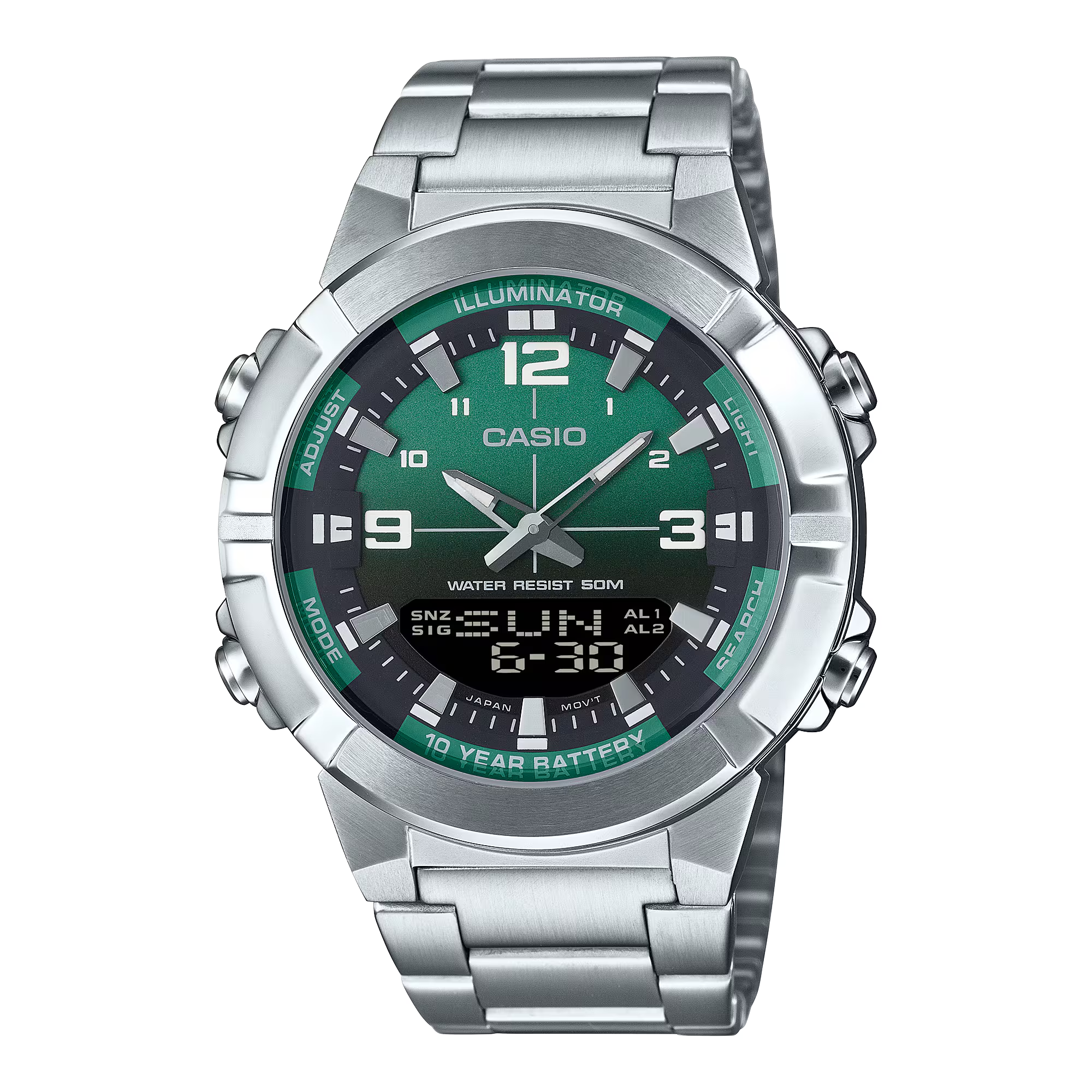 ساعت مچی مردانه اورجینال کاسیو مدل AMW-870DA-3AV